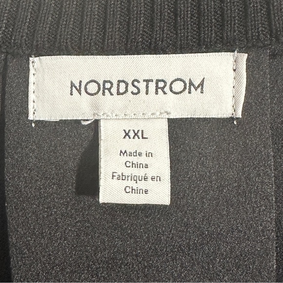 Gorgeous Nordstrom black tunic top, sz XXL, sweater front/flowy back, fall - Picture 3 of 10
